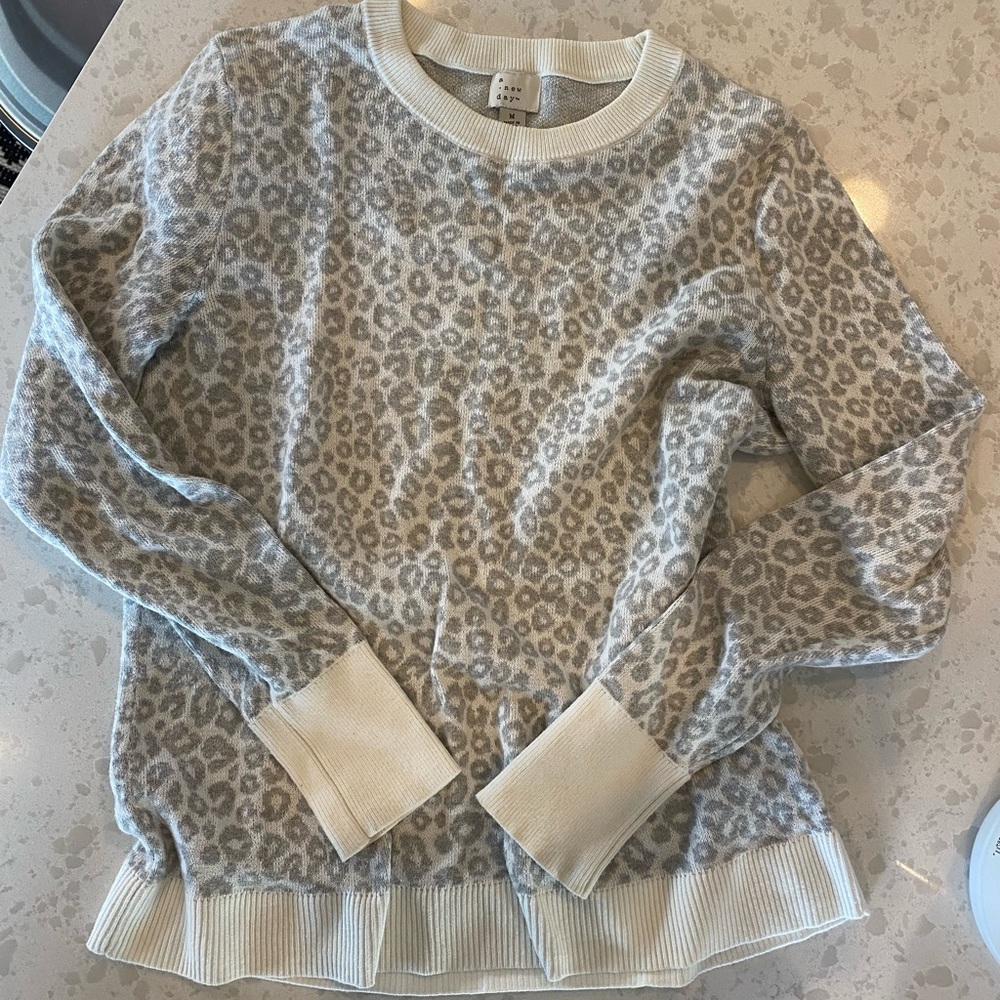 A New Day Leopard Sweater
